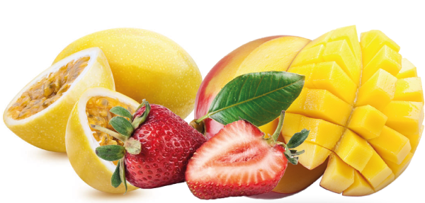 natural fruit manga maraucja morango